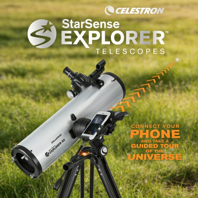 Telescope Reflector 130 - Celestron DX130AZ StarSense Explorer Smartphone App-Enabled