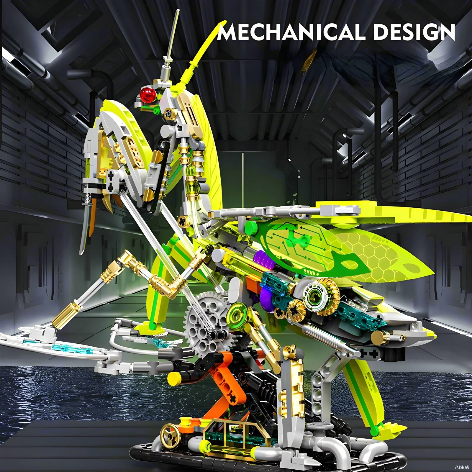DIY Mantis building blocks sem - Science Diy Model recension och pris