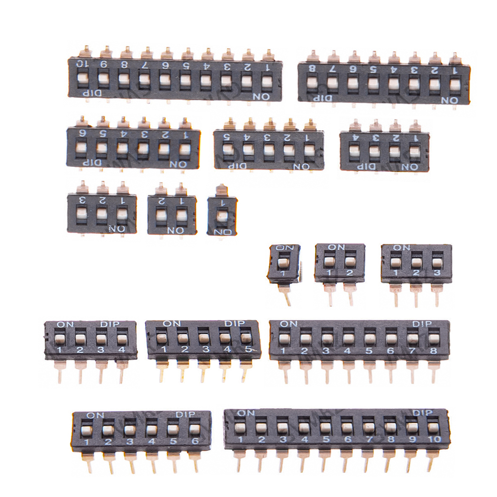 5PCS 2.54mm Pitch Toggle Switc - Circuit Snap Kit recension och pris