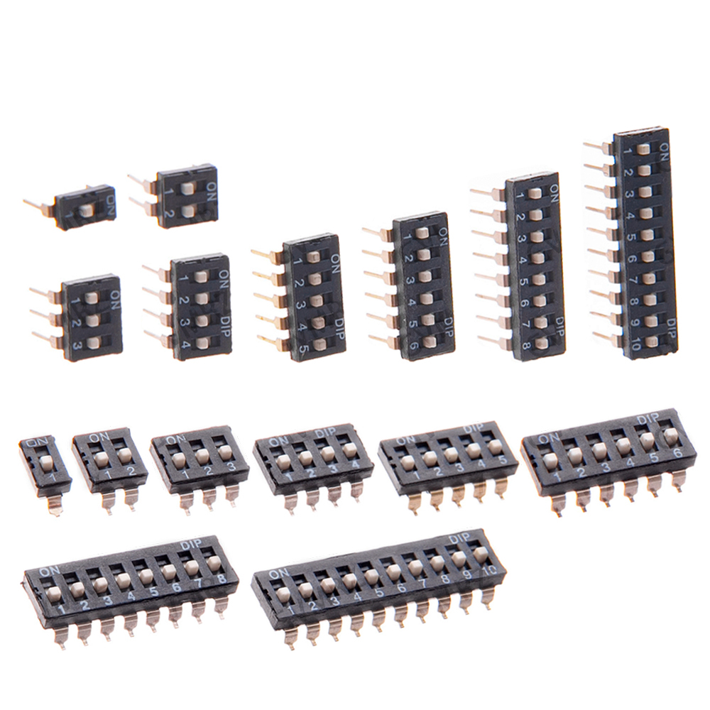 5PCS 2.54mm Pitch Toggle Switc - Circuit Snap Kit recension och pris