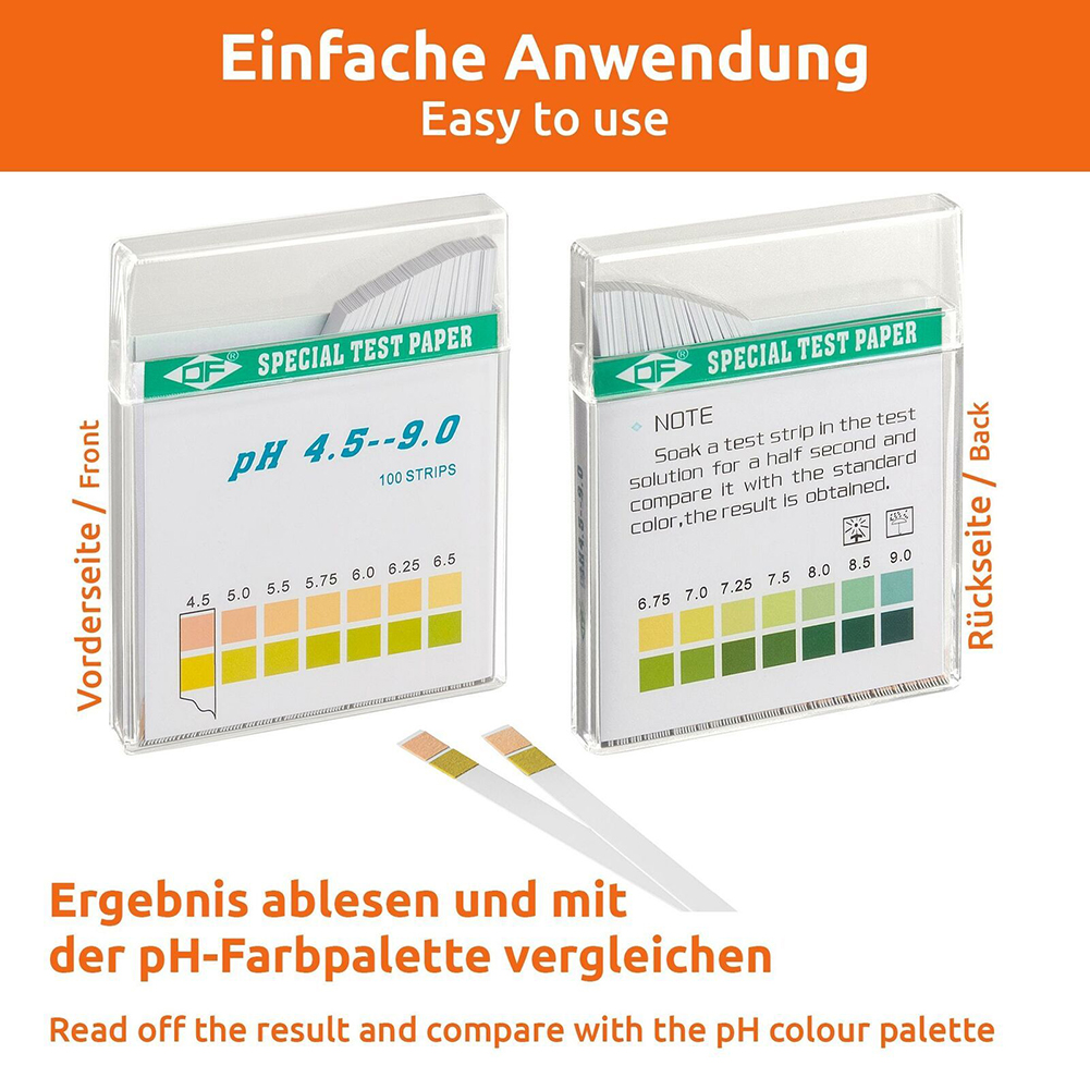 100Pcs PH Paper Strips Kit Hou - Water Testing Kit recension och pris