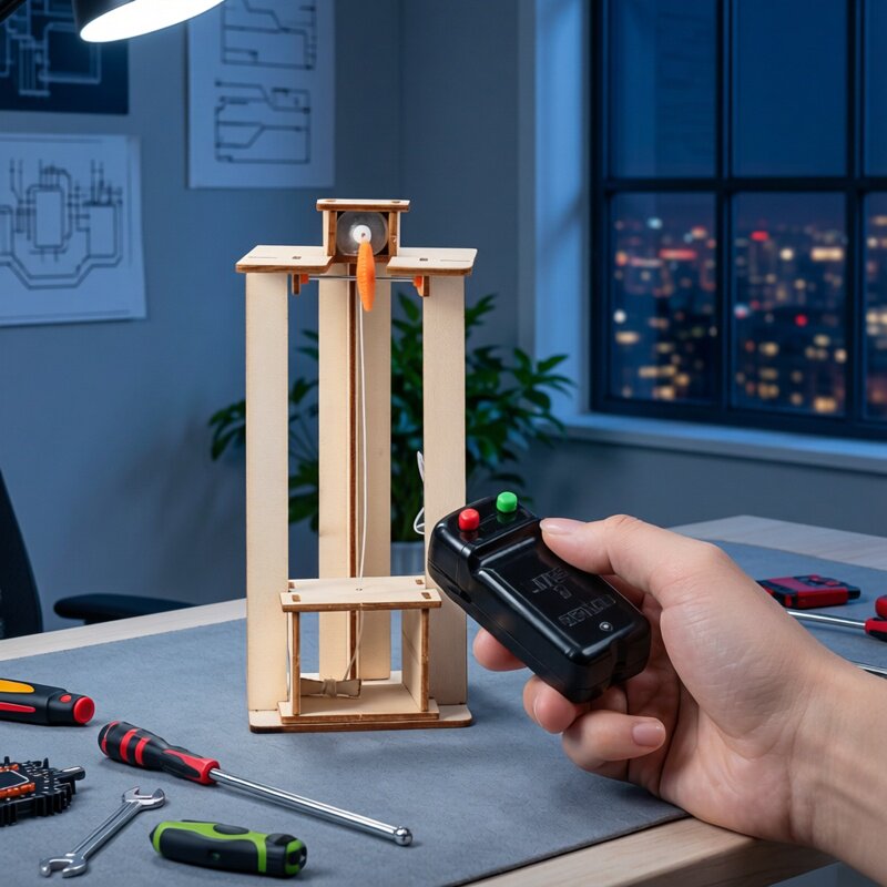 DIY Electric Elevator Lift Mod - Science Diy Model recension och pris