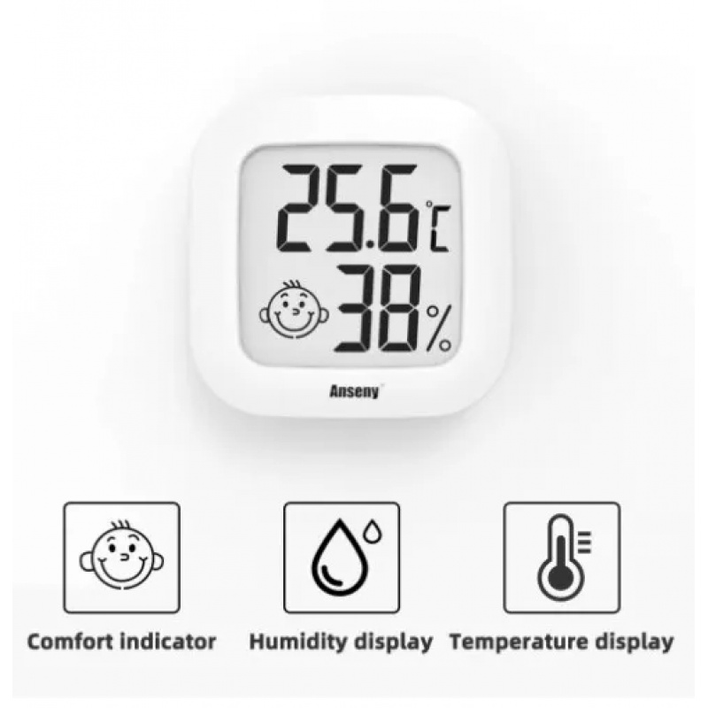 LCD Digital Thermometer Hygrom - Weather Station Indoor recension och pris