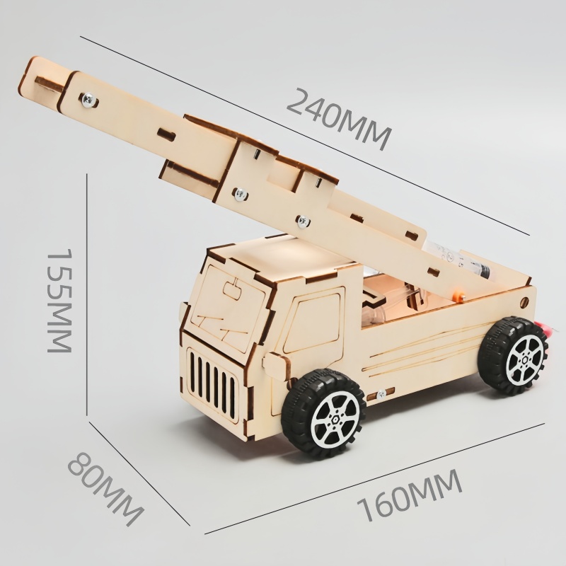 DIY Wood Ladder Fire Truck Mod - Science Diy Model recension och pris