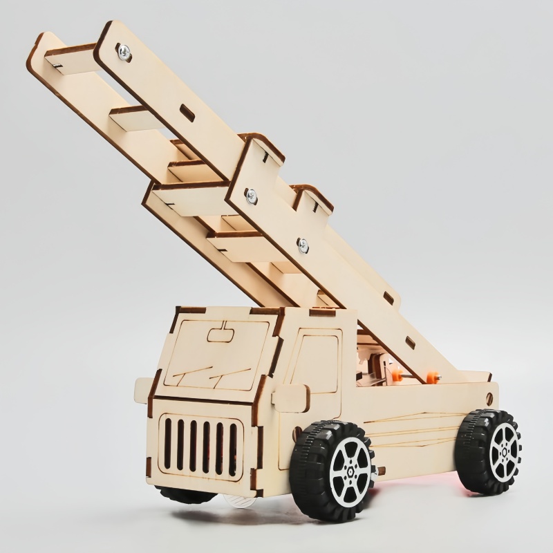 DIY Wood Ladder Fire Truck Mod - Science Diy Model recension och pris