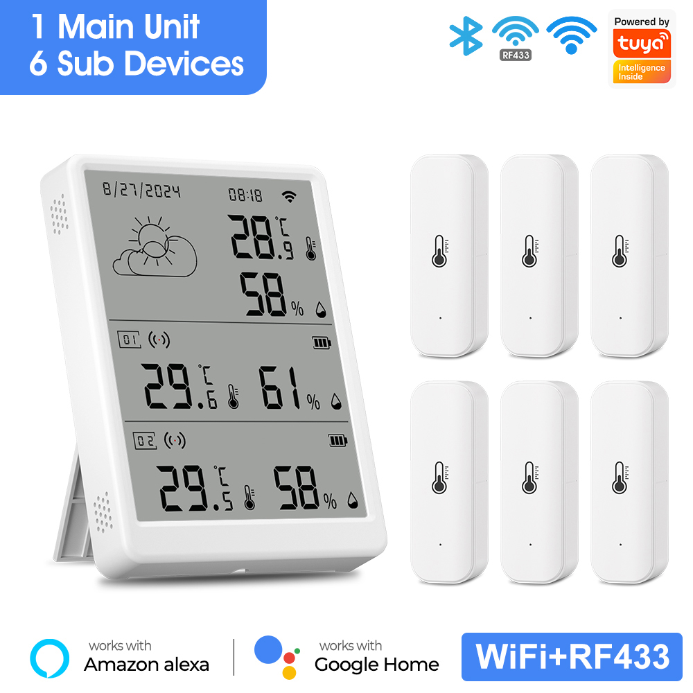 SMATRUL Tuya WiFi High Precisi - Weather Station Indoor recension och pris