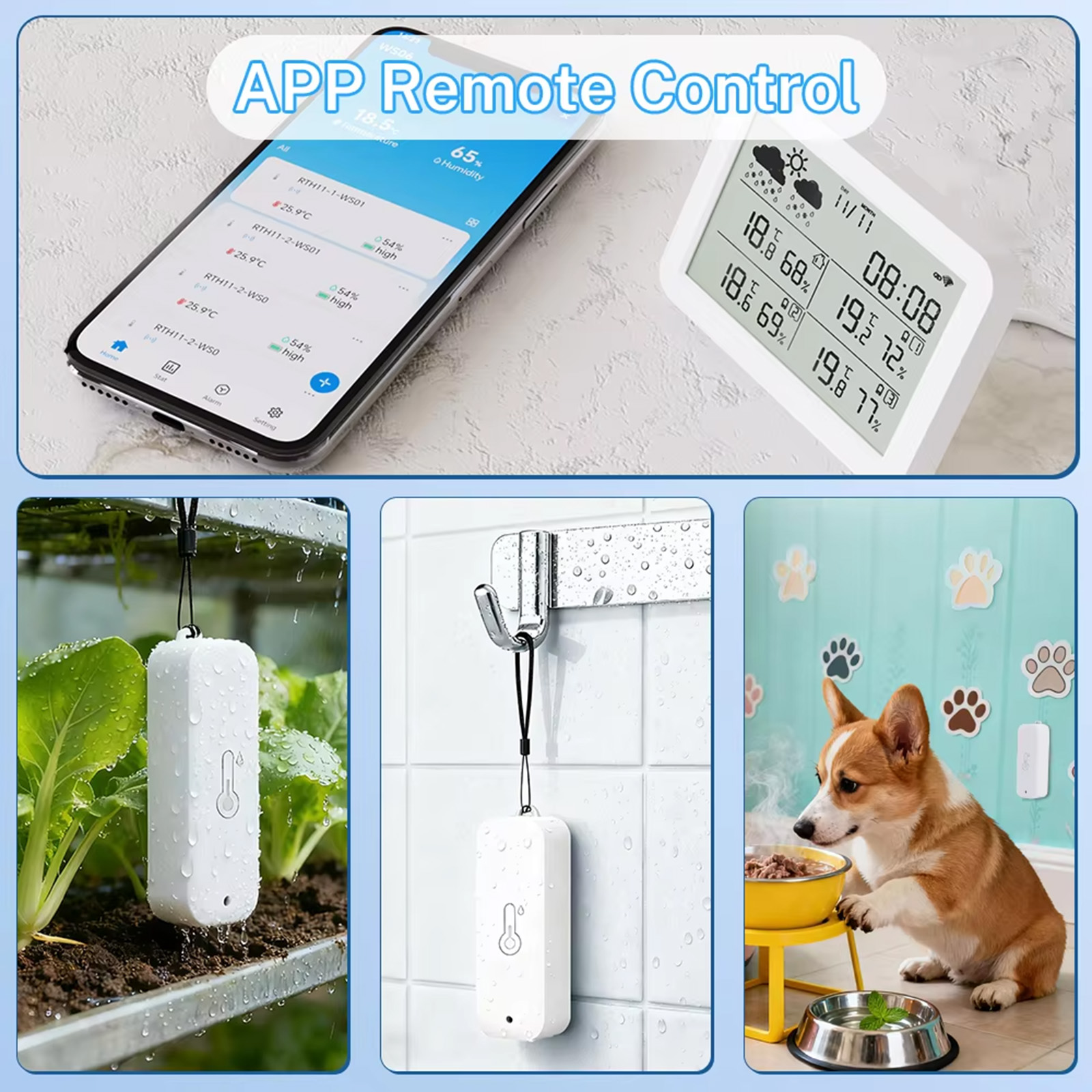 Tuya WiFi+RF433 Weather Statio - Weather Station Indoor recension och pris