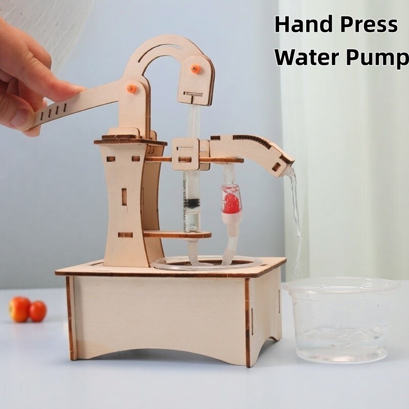 Wooden DIY Hand Pump Well Mode - Science Diy Model recension och pris
