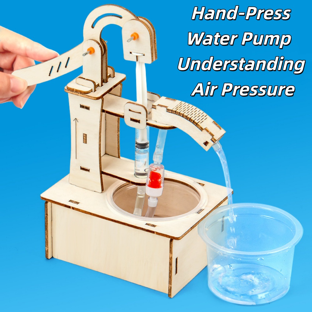 Wooden DIY Hand Pump Well Mode - Science Diy Model recension och pris
