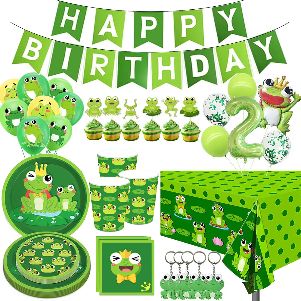 Frog Birthday Party Decoration - Science Of Happiness recension och pris